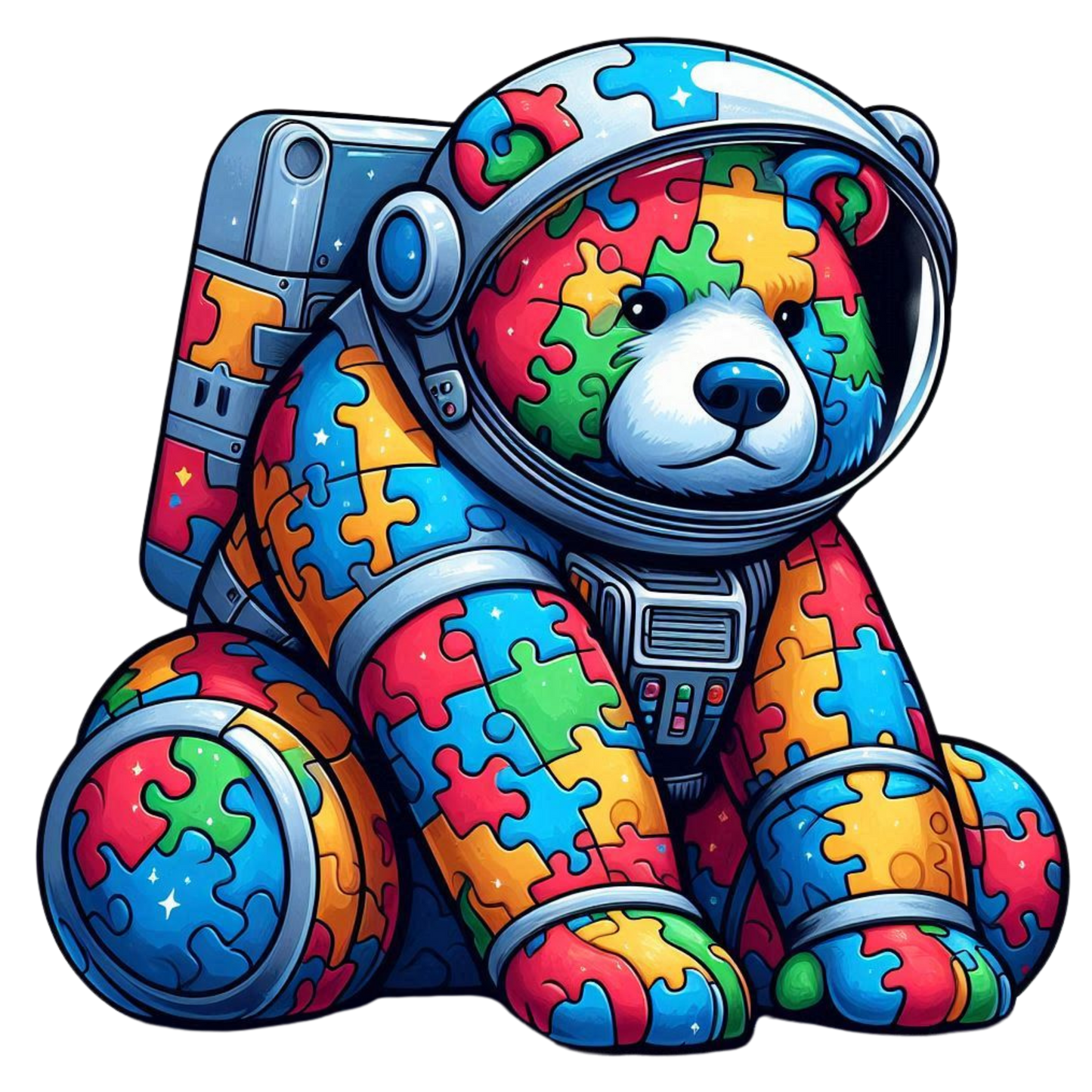 Autism Space Bear Transfer