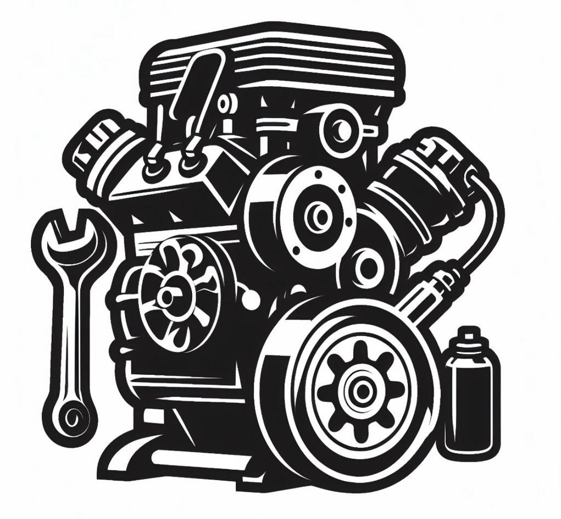 Car Engine SVG