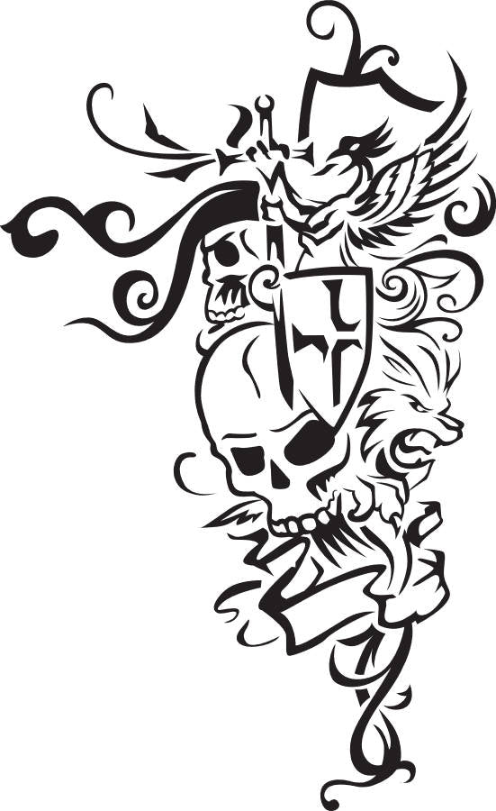 SKULL SVG CREST