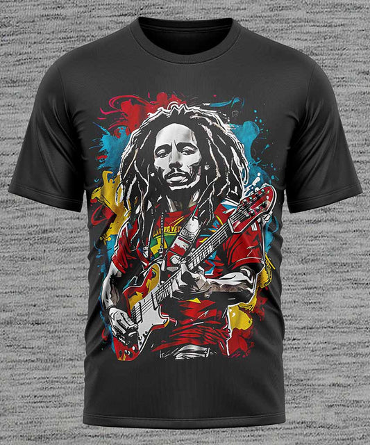Bob Marley Half-Tone DTF Transfer