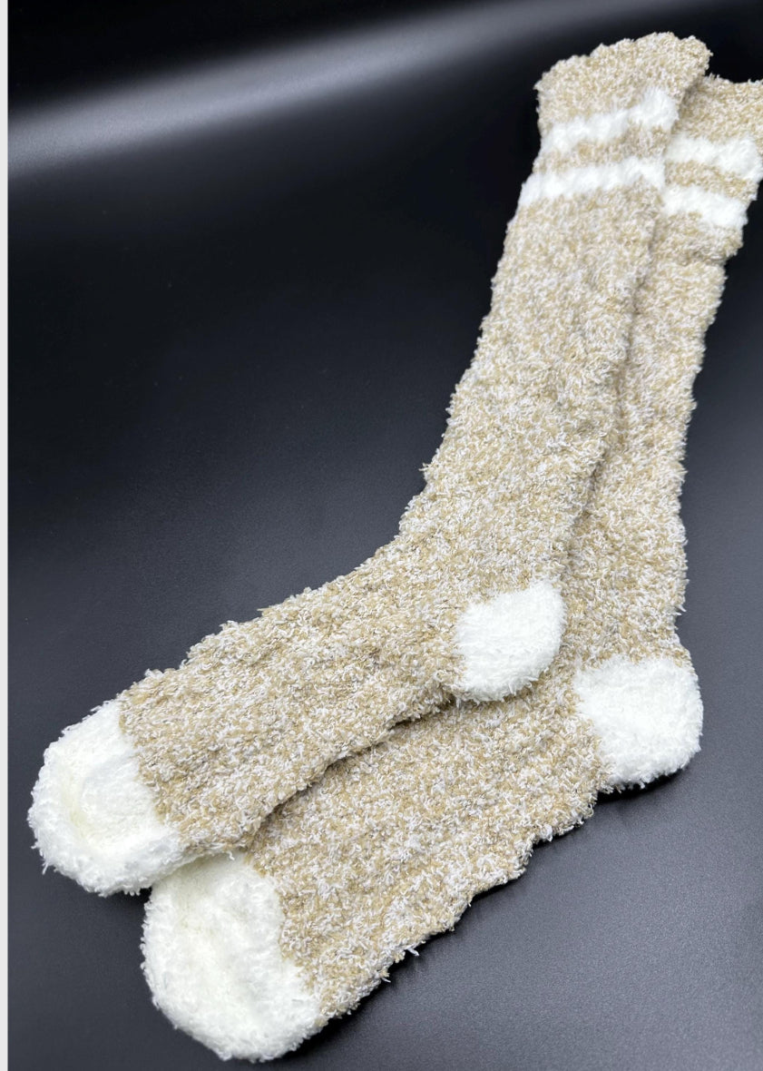 Knee High Fluffy Socks
