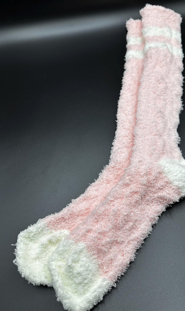 Knee High Fluffy Socks