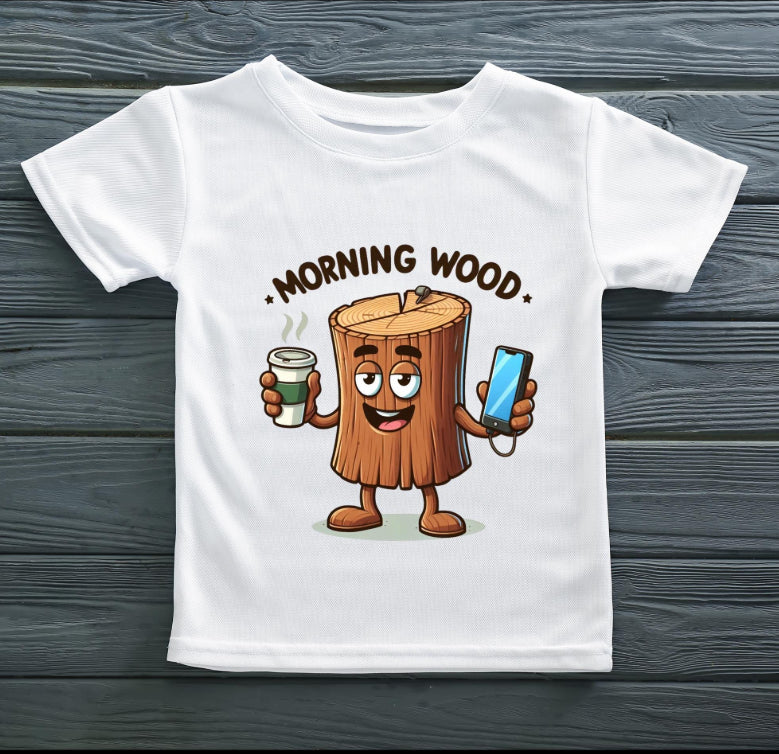 Morning Wood DTF transfer