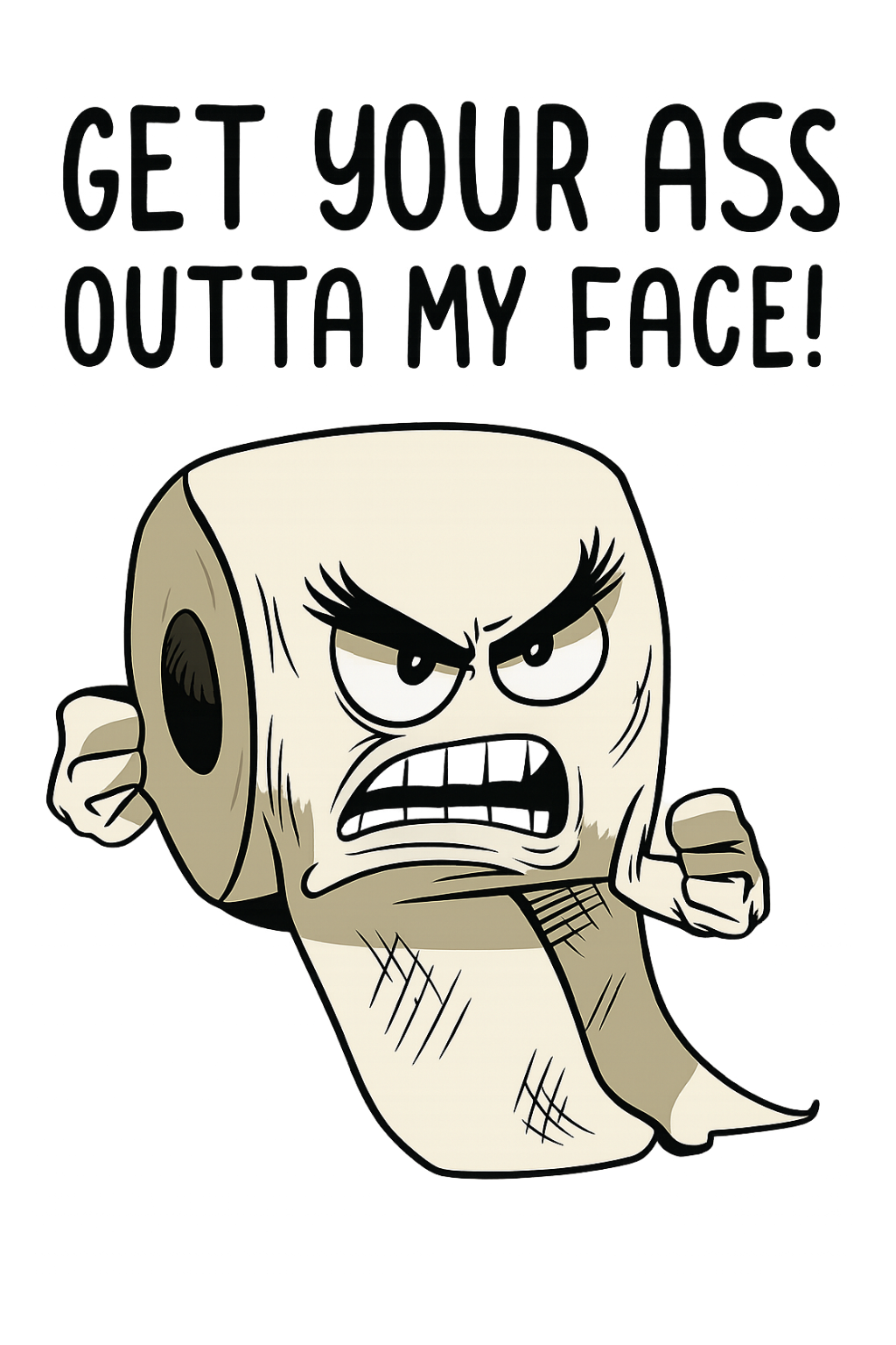 Get Yo A** Out My Face DTF transfer