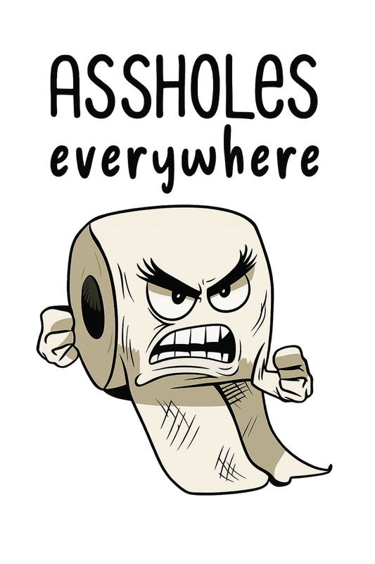 A**Holes Everywhere DTF transfer