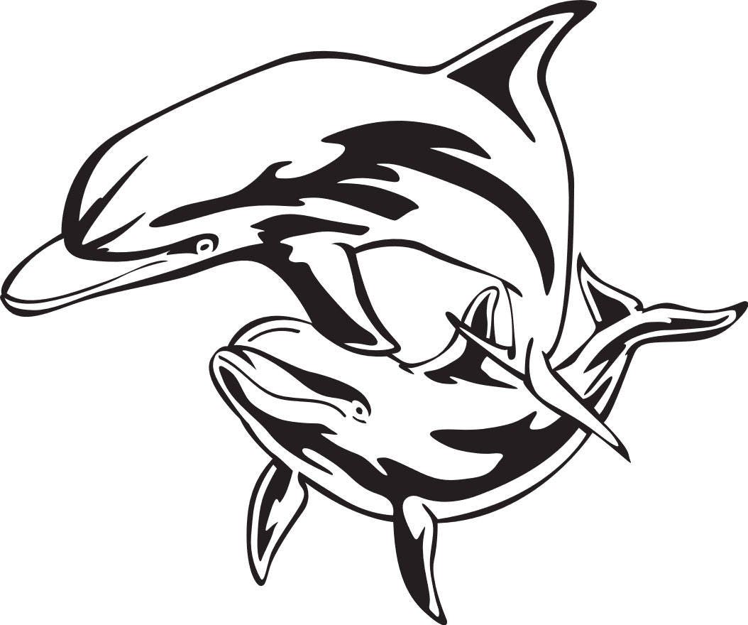 DOLPHIN DANCE SVG