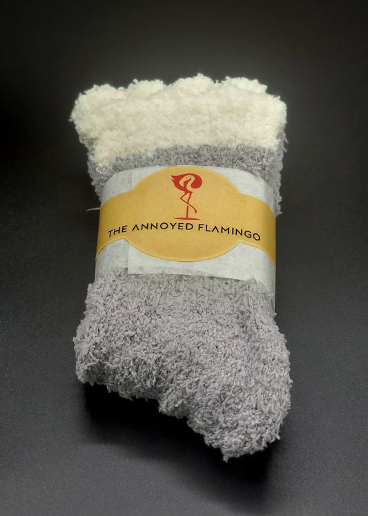 2 Tone Fluffy Socks